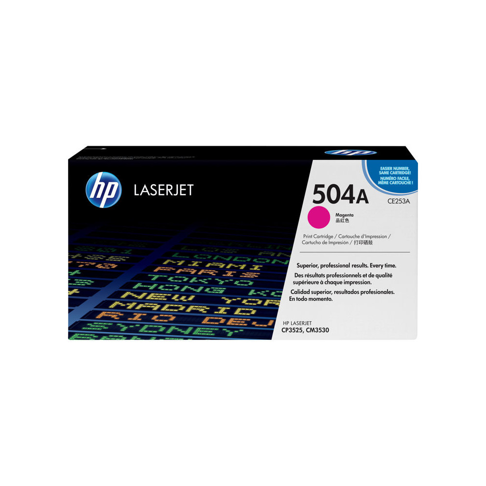HP 504A original Colour LaserJet Toner cartridge CE253A magenta standard capacity 7.000 pages 1-pack ColorSphere