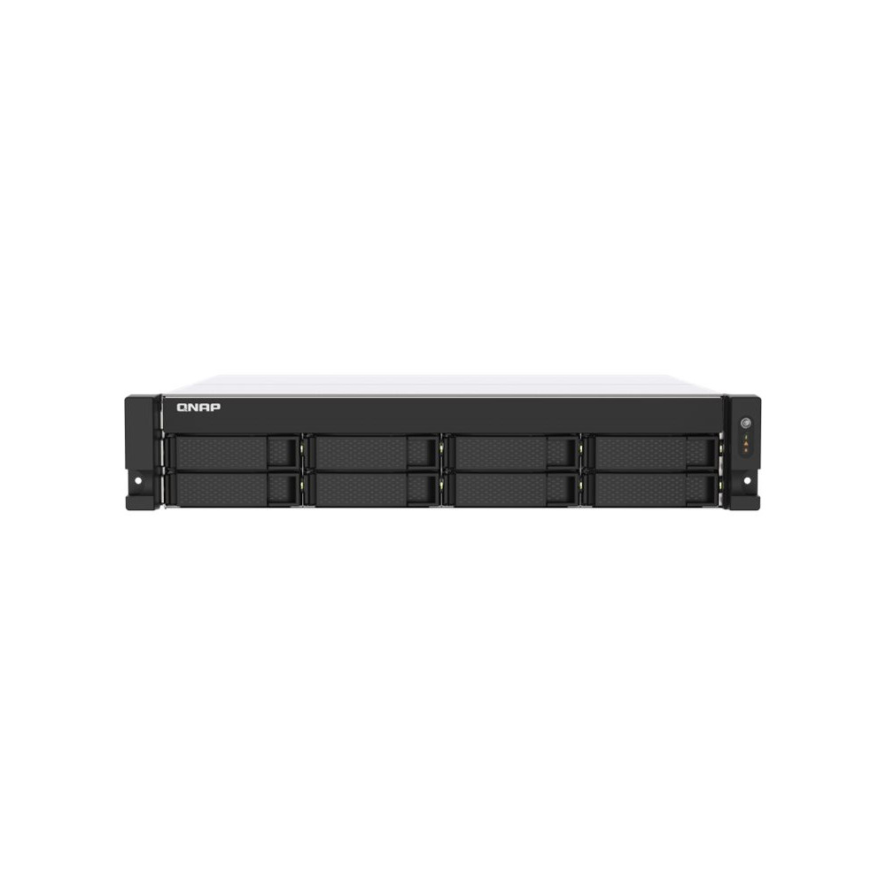 QNAP TS-873AeU-RP-4G 8-Bay AMD Ryzen V1000 V1500B 4C/8T 2.2GHz 8xSATA 6Gbps 2xM.2 2280 PCIe Gen3