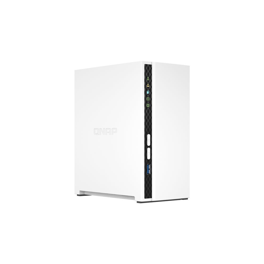 QNAP TS-233 2 bay ARM 2.0GHz Quad core 2xSATA 6Gb/s 2Go RAM on-board 1xGbE 1xUSB3.2 Gen1 and 2xUSB2.0