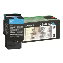LEXMARK C544, X544 cartouche de toner cyan très haute capacité 4.000 pages pack de 1 retour programme redeal.fr