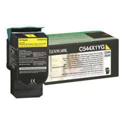 LEXMARK C544, X544 cartouche de toner jaune très haute capacité 4.000 pages pack de 1 retour programme redeal.fr