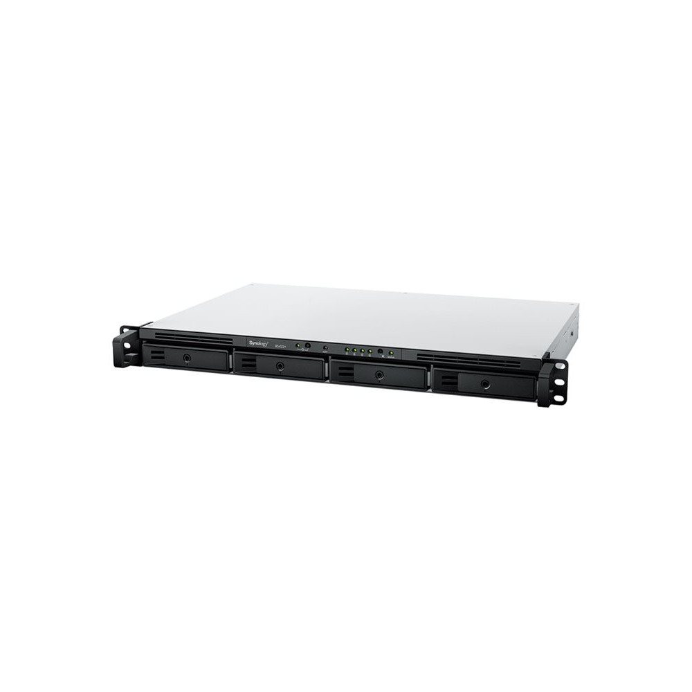 SYNOLOGY RS422+ 4-Bay NAS-Rackmount AMD Ryzen 5 1600 dual-core 2.6GHz 2Go DDR4 ECC