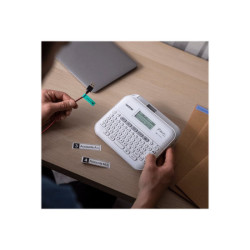BROTHER PT-D410Y Etiqueteuse professionnelle 18mm adaptateur secteur un ruban TZe 4m câble