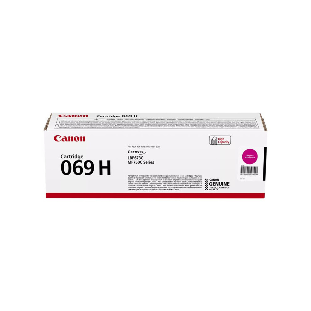 CANON Toner Cartridge 069 High yield Magenta