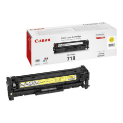 CANON 718 cartouche de toner jaune capacité standard 2.900 pages pack de 1 redeal.fr