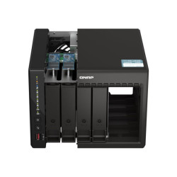 QNAP TS-453E-8G 4-bay desktop NAS Intel Celeron J6412 4C 2.0GHz burst 2.6GHz onboard 8Go RAM 2xHDMI 1.4b 2xM.2 2280 PCIe slots