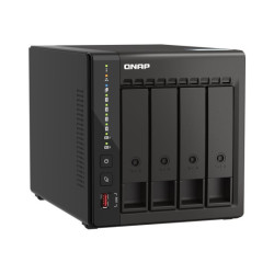 QNAP TS-453E-8G 4-bay desktop NAS Intel Celeron J6412 4C 2.0GHz burst 2.6GHz onboard 8Go RAM 2xHDMI 1.4b 2xM.2 2280 PCIe slots