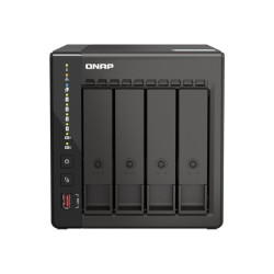 QNAP TS-453E-8G 4-bay desktop NAS Intel Celeron J6412 4C 2.0GHz burst 2.6GHz onboard 8Go RAM 2xHDMI 1.4b 2xM.2 2280 PCIe slots