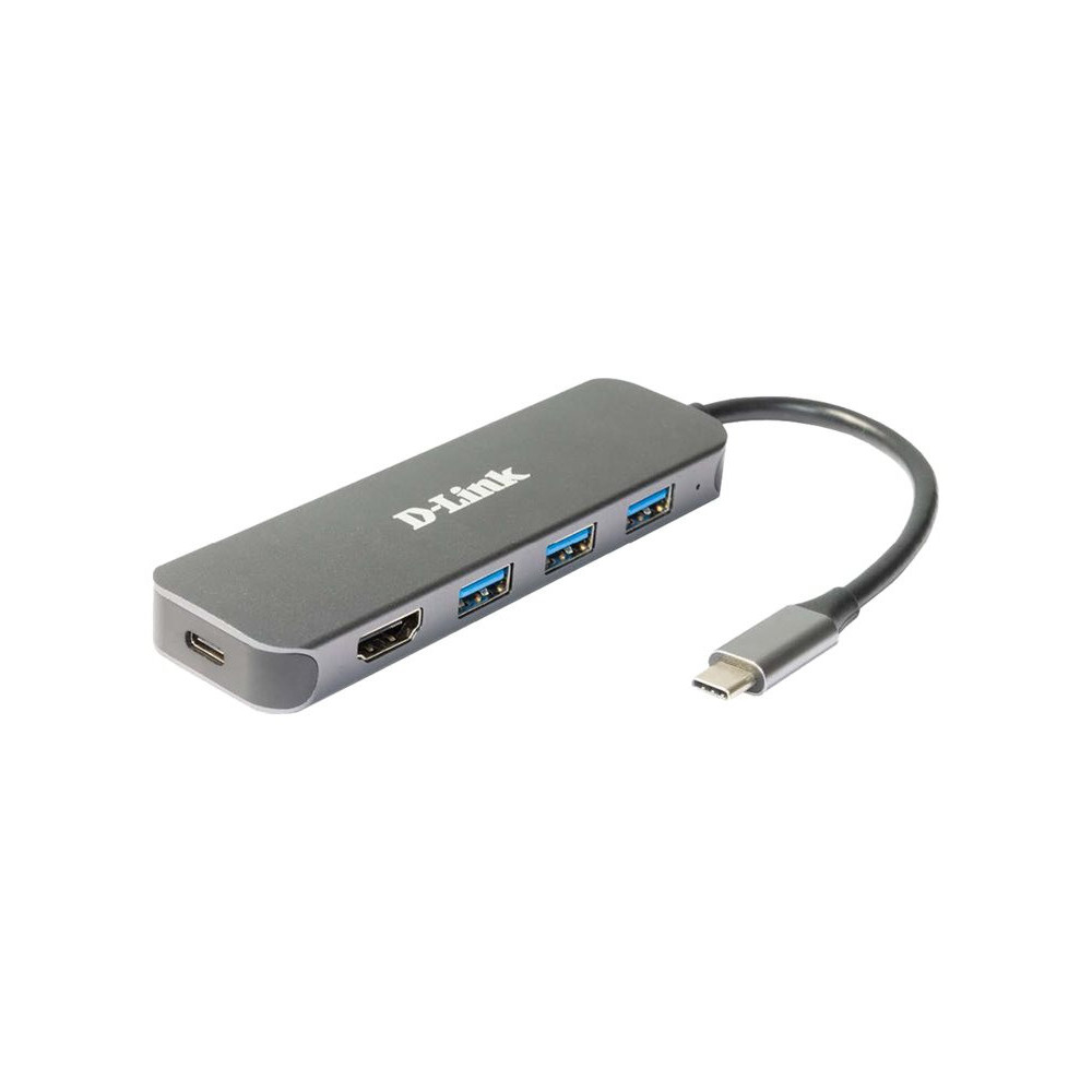 D-LINK 5in1 USB-C Mini Docking Station