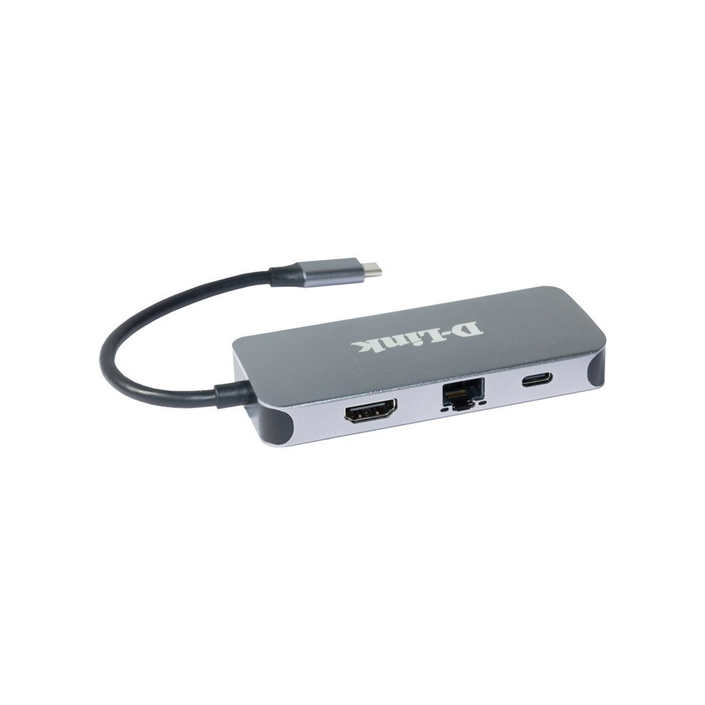 D-LINK 6in1 USB-C Mini Docking Station