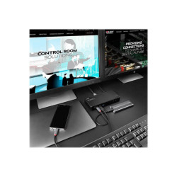 LINDY 2 Port Type C MST KVM Docking Station