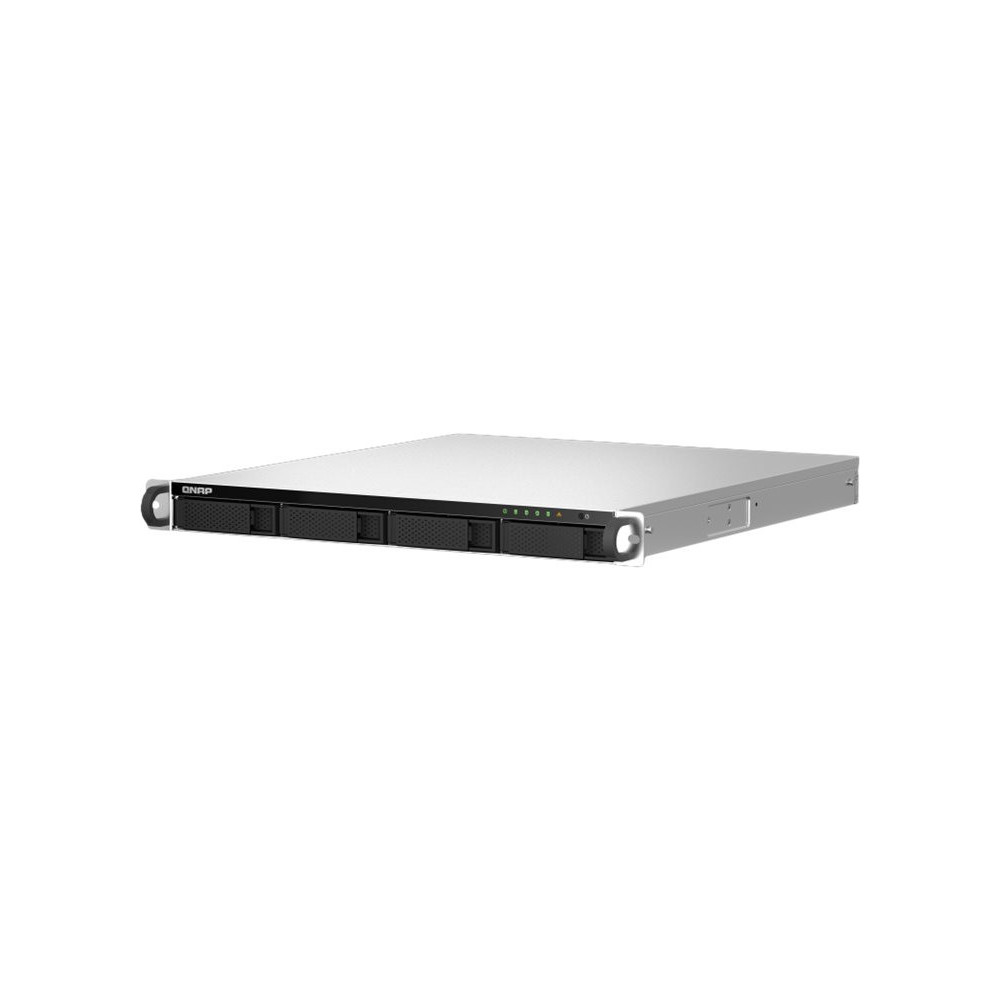QNAP TS-464U-RP-8G 1U 4-Bay rackmount NAS Intel Celeron N5105/N5095 quad-core 8Go RAM onboard