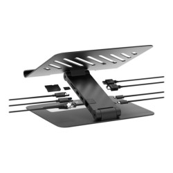 PORT DESIGNS 2in1 Docking Station with Integrated Notebook Stand Stand for Notebooks from 10 to 15.6p with USB type C Office