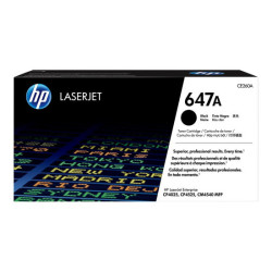 HP 647A original Color LaserJet Toner cartridge CE260A black standard capacity 8.500 pages 1-pack