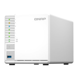 QNAP 3-Bay desktop NAS Intel Celeron N5105/N5095 quad-core 8Go onboard not expandable