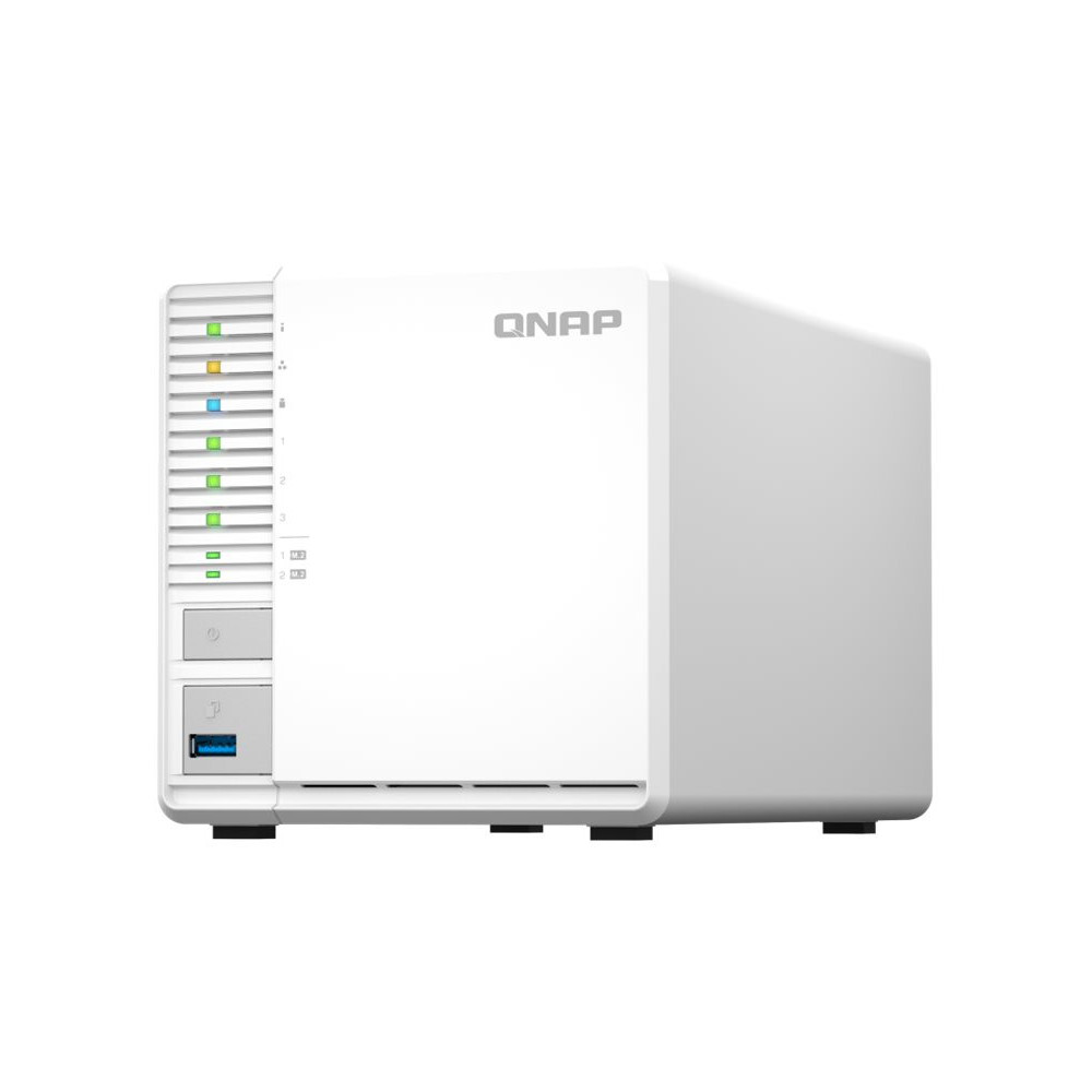 QNAP 3-Bay desktop NAS Intel Celeron N5105/N5095 quad-core 8Go onboard not expandable