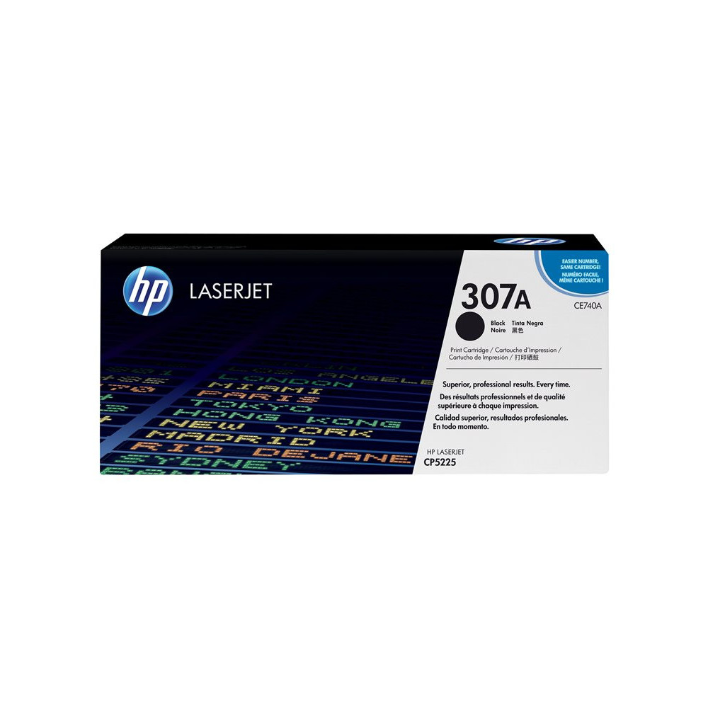 HP original Colour Laserjet CE740A Toner cartridge black standard capacity 7.000 pages 1-pack