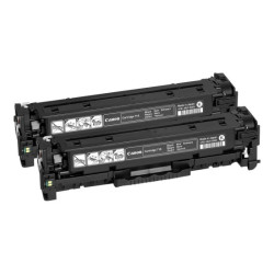 CANON 718 BK toner noir capacité standard 3.400 pages pack de 2