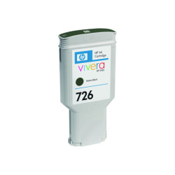 HP 726 original Ink cartridge CH575A matte black standard capacity 300ml 1-pack with Vivera Ink cartridge