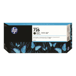 HP 726 original Ink cartridge CH575A matte black standard capacity 300ml 1-pack with Vivera Ink cartridge
