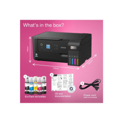 EPSON EcoTank ET-2840 MFP colour ink-jet ITS A4 15ppmprint 100 sheets USB Wi-Fi black