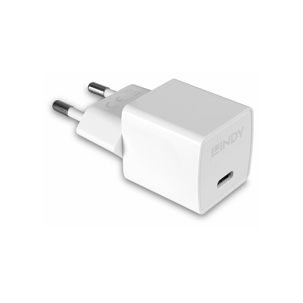 LINDY 20W Type C PD Charger EU Plug
