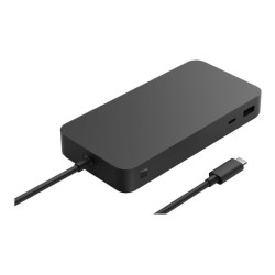 MICROSOFT Surface - Dock Thunderbolt 4 - Station daccueil - 3xUSB-C - 3xUSB 3.2 - Ethernet - Audio Jack - GigE - 165W - Noire