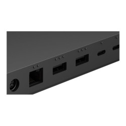 MICROSOFT Surface - Dock Thunderbolt 4 - Station daccueil - 3xUSB-C - 3xUSB 3.2 - Ethernet - Audio Jack - GigE - 165W - Noire