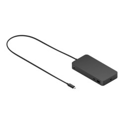 MICROSOFT Surface - Dock Thunderbolt 4 - Station daccueil - 3xUSB-C - 3xUSB 3.2 - Ethernet - Audio Jack - GigE - 165W - Noire