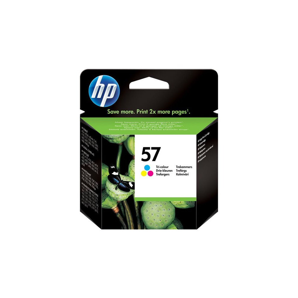 HP 57 original Ink cartridge C6657AE UUS tri-colour high capacity 17ml 500 pages 1-pack