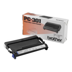 BROTHER PC-301 cassette ruban noir 235 pages pack de 1