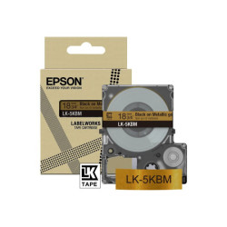 EPSON Metallic Tape Gold/Black 18mm 9m LK-5KBM redeal.fr