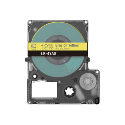 EPSON Colour Tape Yellow/Grey 12mm 8m LK-4YAS redeal.fr