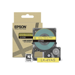 EPSON Colour Tape Yellow/Grey 12mm 8m LK-4YAS redeal.fr