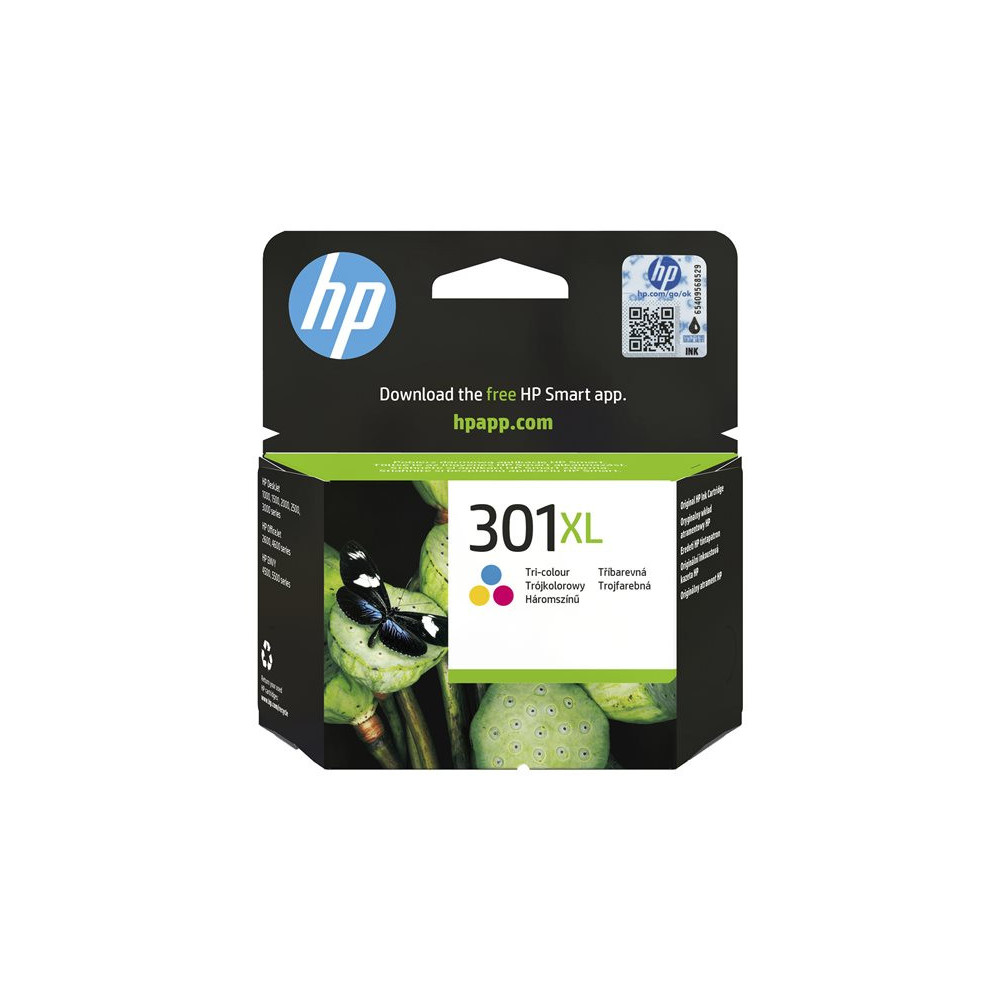 HP 301XL original Ink cartridge CH564EE UUS tri-colour high capacity 330 pages 1-pack