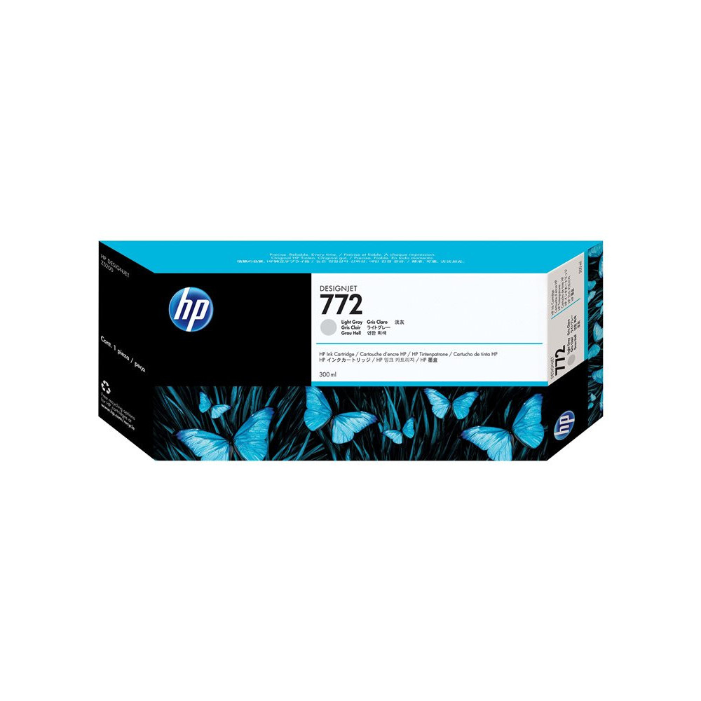 HP 772 original Ink cartridge CN634 light grey standard capacity 300ml 1-pack