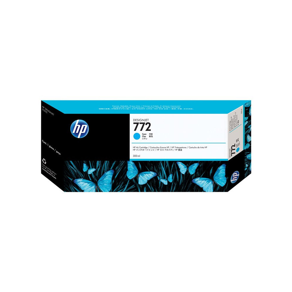 HP 772 original Ink cartridge CN636A cyan standard capacity 300ml 1-pack