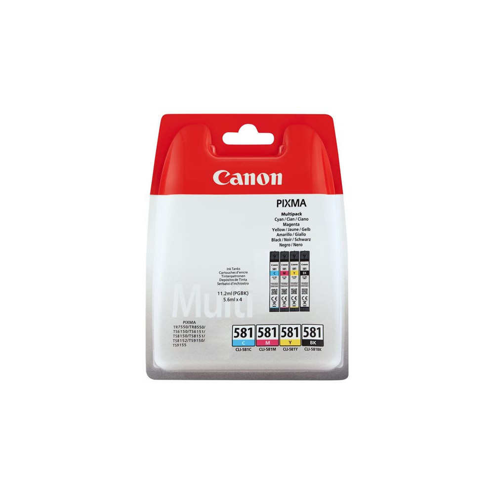 CANON CLI-581 Ink Cartridge C/M/Y/BK MULTI BL redeal.fr