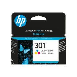 HP 301 original Ink cartridge CH562EE 301 tri-colour standard capacity 3ml 165 pages 1-pack Blister multi tag redeal.fr