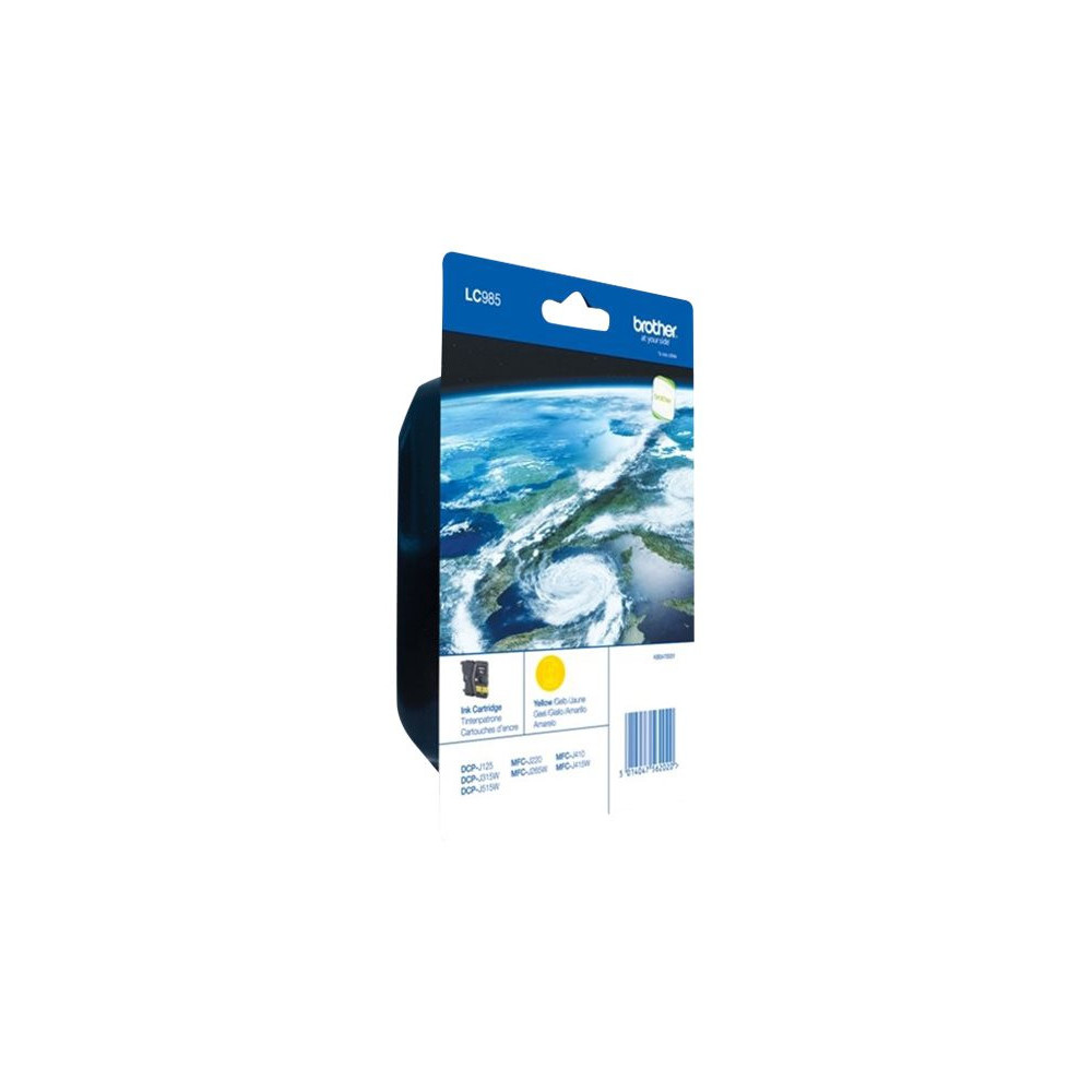BROTHER LC-985 cartouche dencre jaune capacité standard 260 pages pack de 1