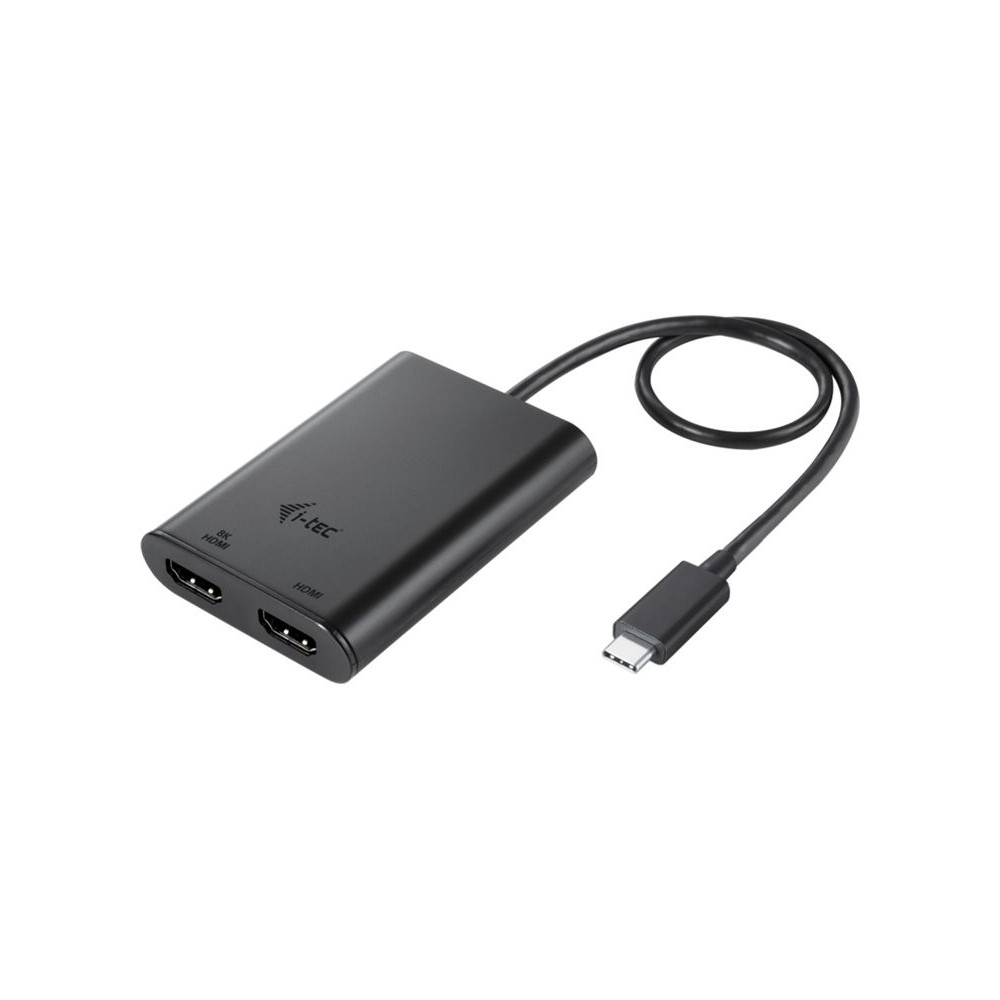 I-TEC USB-C Dual 4K/60Hz single 8K/30Hz HDMI Video Adapter 2x HDMI Port