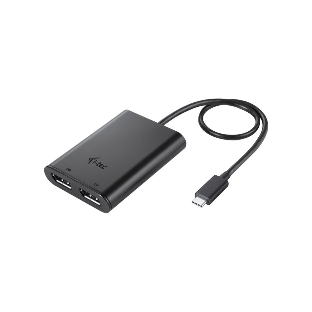I-TEC USB-C Dual 4K/60Hz single 8K/30Hz DP Video Adapter 2x DP Port