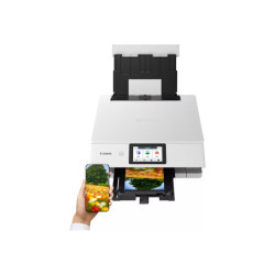 CANON PIXMA TS8751 MFP colour ink-jet A4 15 ipm print 200 sheets USB 2.0 Wi-Fi white