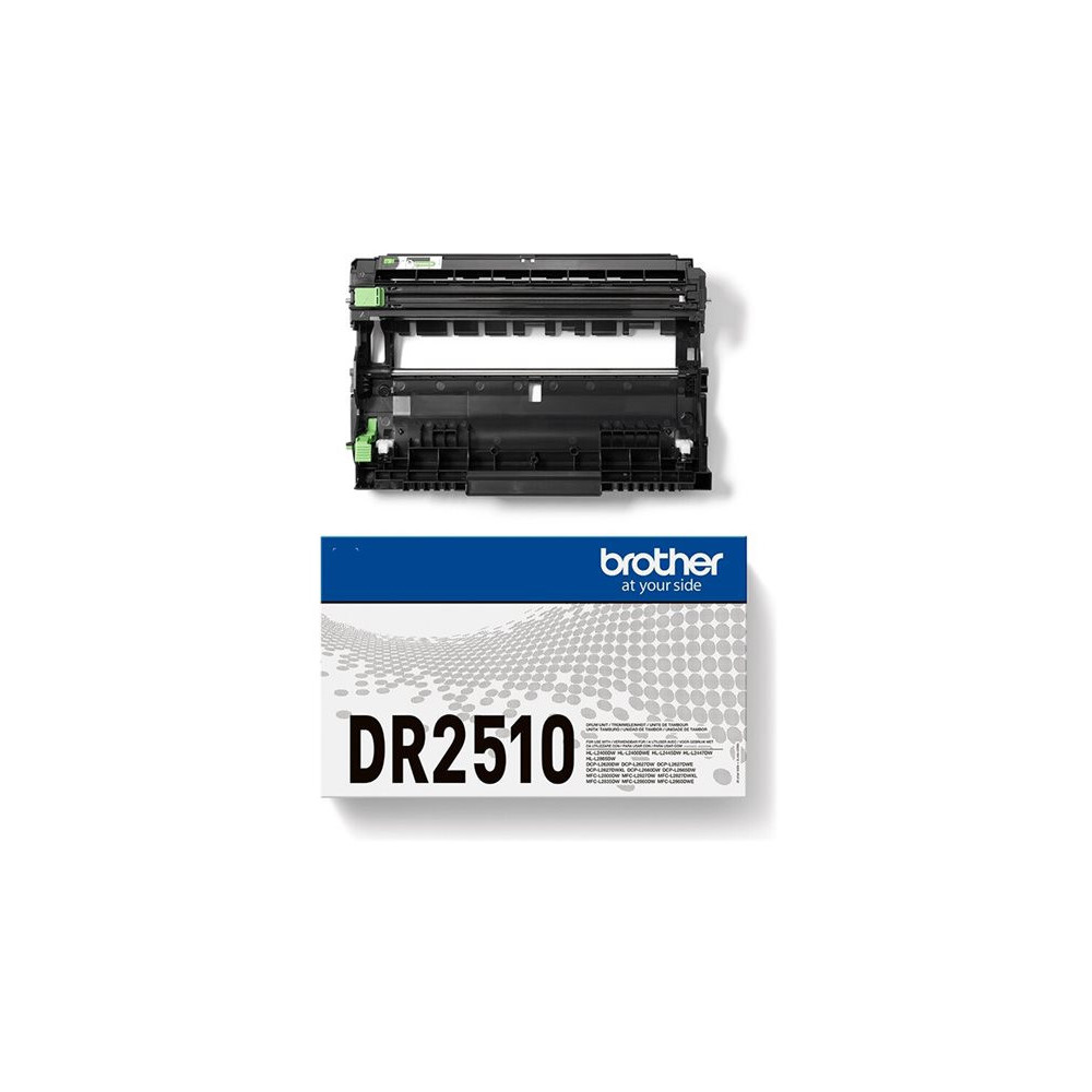 BROTHER DR2510 Black Drum Unit Single Pack Prints 15.000 pages