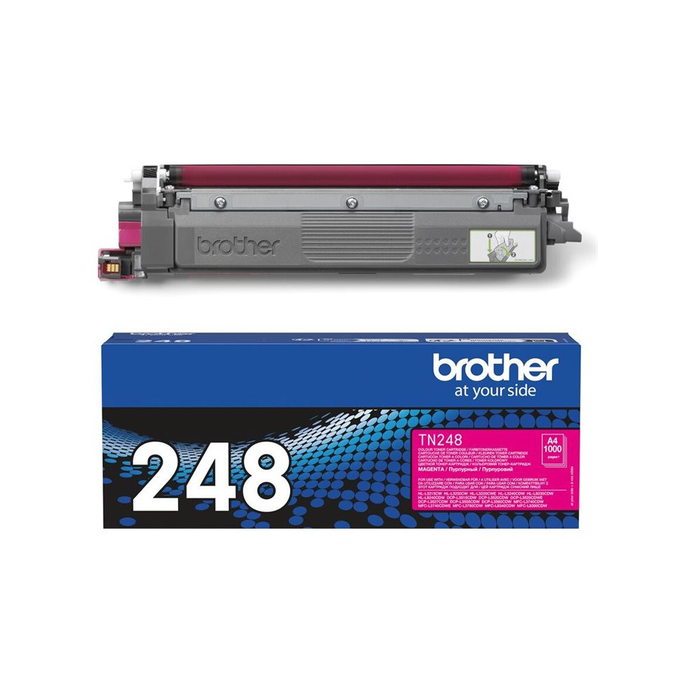 BROTHER TN248M Magenta Toner Cartridge ISO Yield 1.000 pages redeal.fr