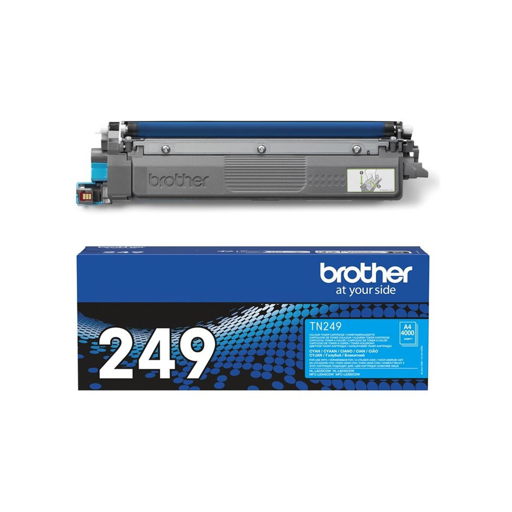 BROTHER TN-249C Cyan Toner Cartridge Prints 4.000 pages