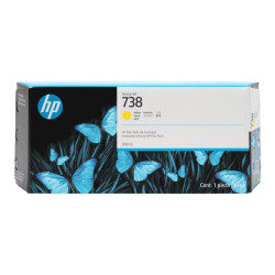HP 738 300-ml Yellow DesignJet Ink Cartridge