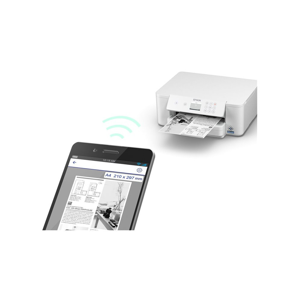 EPSON WorkForce Pro WF-M4119DW Printer Mono B/W Duplex ink-jet A4 4800x2400dpi 21ppm 250 sheets USB 2.0 LAN USB host Wi-Fi