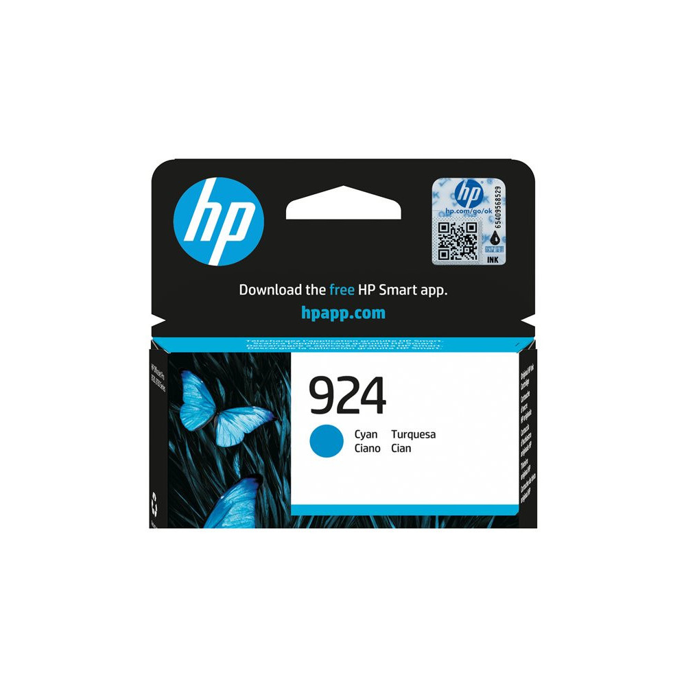 HP 924 Cyan Original Ink Cartridge redeal.fr