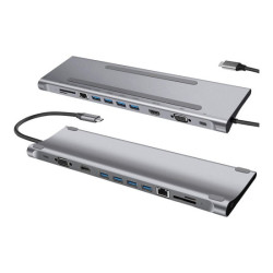 TNB 11in1 USB-C Type C Dock With This USB-C Hub Easily Connect All USB-A Compatible Devices To A Device An HDMI Cable